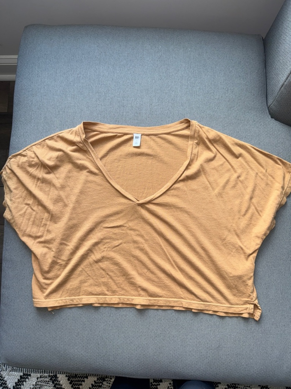 Women’s V-Neck Crop Top in Copper